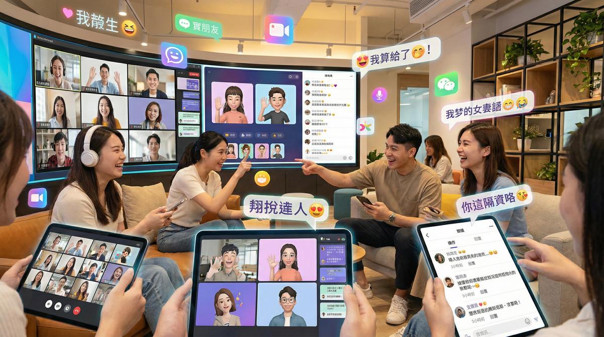 幼幼甜心社区互动场景